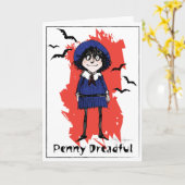 Carte de voeux drôle terrible de penny de (Fleur jaune)