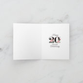 Carte de voeux du 20e anniversaire - Floral Work 2 (Intérieur)