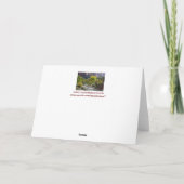 Carte de voeux du 25e anniversaire du Mariage (Dos)