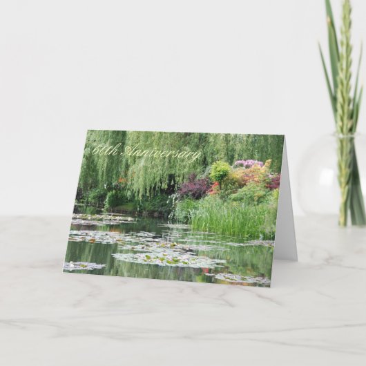 Carte de vœux du 60e anniversaire de mariage (Devant)