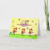 Carte de voeux du Ballet de Pâques par Nicole Jane (Devant)