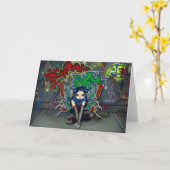 Carte de voeux du "camouflage #1" (Fleur jaune)