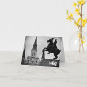 Carte de voeux du Carré Jackson "NOLA" (Fleur jaune)