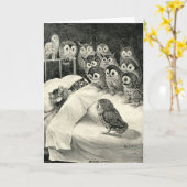 Carte de voeux du cauchemar du chat (Fleur jaune)