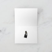 Carte de vœux du chat de Nouvel An (Intérieur)