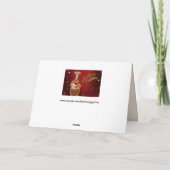 carte de voeux du chef de noël (Dos)