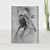 Carte de voeux du chef indien (Dos)