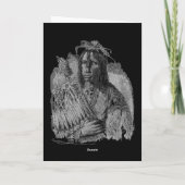 Carte de voeux du chef indien (Dos)