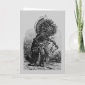 Carte de voeux du chef indien (Dos)