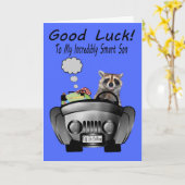 Carte De Voeux Du Collège Au Fils (Fleur jaune)