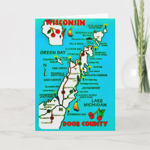 Carte de vœux du comté de Door