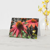Carte de voeux du contrôleur (Fleur jaune)