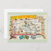 Carte de vœux du Dakota du Sud (Devant / Derrière)