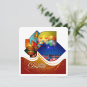 Carte de voeux du festival de Diwali (Debout devant)