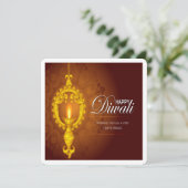 Carte de voeux du festival de Diwali (Debout devant)