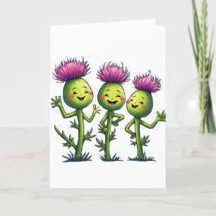 Carte de vœux du festival écossais Rock N Thistles