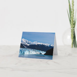 Carte de vœux du glacier Hubbard, Alaska