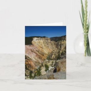 Carte de voeux du Grand Canyon de Yellowstone