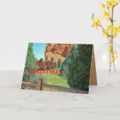 Carte de voeux du Jardin des Dieux (Fleur jaune)