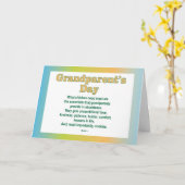 Carte de voeux du jour 2 de grands-parents (Fleur jaune)