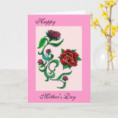 Carte de voeux du jour de mère (Fleur jaune)