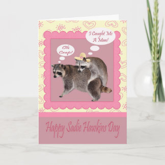 Carte de voeux du jour de Sadie Hawkins