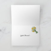 Carte de voeux du jour de St David : Bilingue (Intérieur)