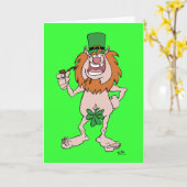 Carte de voeux du jour de St_Patrick (Fleur jaune)