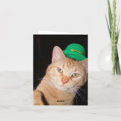 Carte de voeux du jour de St Patrick heureux (Dos)