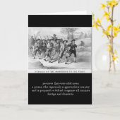 Carte de voeux du jour de vétéran de patriotes (Fleur jaune)