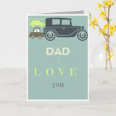 Carte de voeux du jour du père (Fleur jaune)