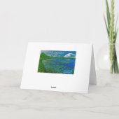 Carte de voeux du lac Artemesia (Dos)