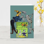 Carte de vœux du Magicien d'Oz (Fleur jaune)