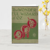 Carte de vœux du Magicien d'Oz (Fleur jaune)