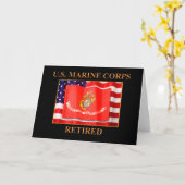 Carte de voeux du Marine Corps américain (Fleur jaune)