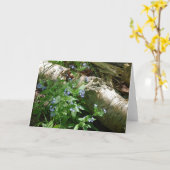 Carte de voeux du Michigan - Vide à l'intérieur (Fleur jaune)