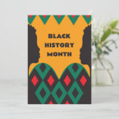 Carte de voeux du mois de l'histoire noire (Debout devant)