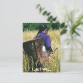 Carte de voeux du Népal (Debout devant)