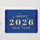 Carte de vœux du Nouvel An (Devant)