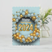 Carte de vœux du Nouvel An 2024 (Debout devant)