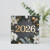 Carte de vœux du Nouvel An 2026 (Debout devant)