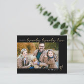 Carte de vœux du Nouvel An à orthographe modifiabl (Debout devant)