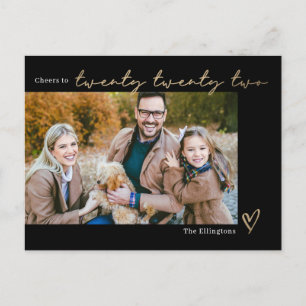 Carte de vœux du Nouvel An à orthographe modifiabl