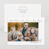 Carte de vœux du Nouvel An à orthographe personnal (Devant / Derrière)