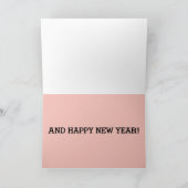 CARTE DE VŒUX DU NOUVEL AN CHAT DE LOUIS WAIN (Intérieur)