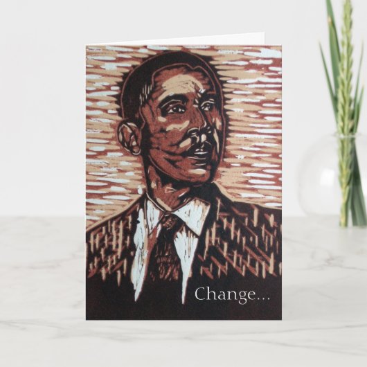 Carte de voeux du Nouvel An d'Obama (Devant)