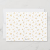 Carte de voeux du Nouvel An d'or (Dos)