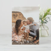 Carte de vœux du Nouvel An vertical avec 5 photos (Debout devant)