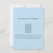 Carte de vœux du panneau oblong FNC (Dos)
