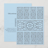 Carte de vœux du panneau oblong FNC (Devant / Derrière)